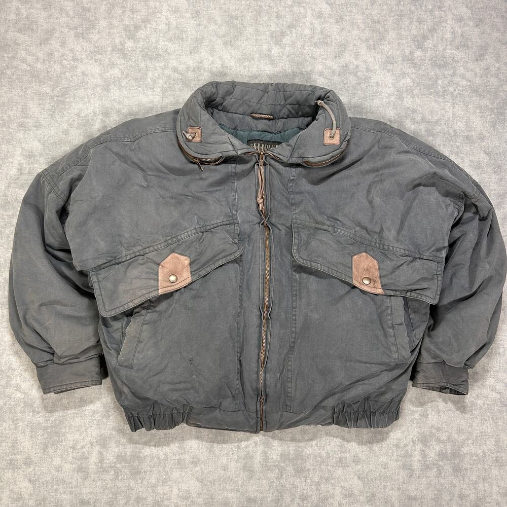VTG 90s Robert Comstock Endurance Quallofil Insulated Utility Bomber Jacket XL